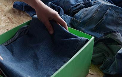 Convertimos la ropa epp vieja en nuevas telas